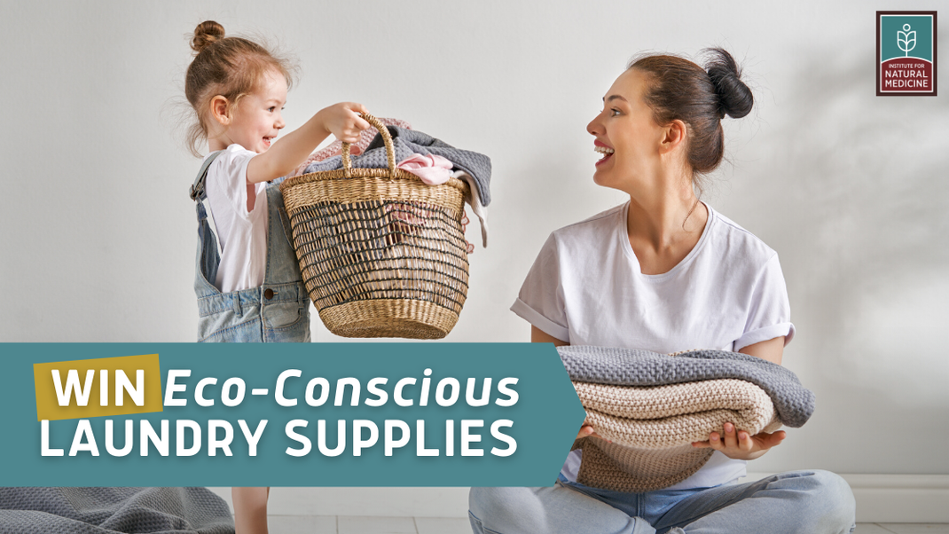 Win Natural Laundry Supplies. Enter Now. 