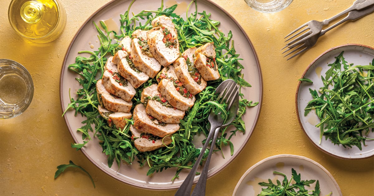 Mediterranean Stuffed Chicken