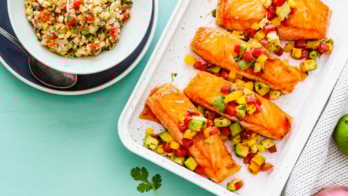 Chile Glazed Salmon