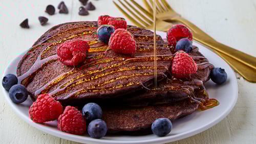 Double Chocolate Pancakes
