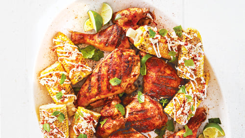 Chicken with Mexican Street Corn