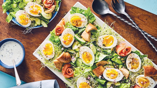 Bagel Smoked Salmon Salad