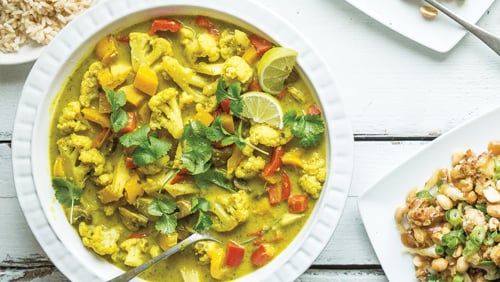 Green Thai Cauliflower Curry