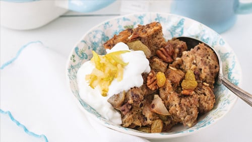 Pear & Maple French Toast Casserole
