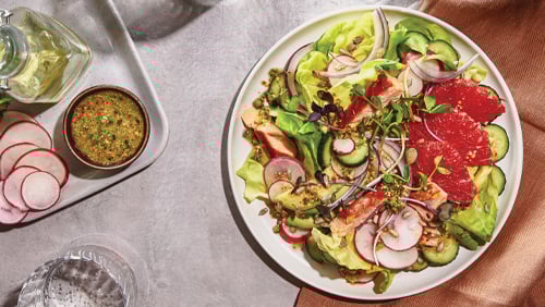 Grapefruit Salmon Salad