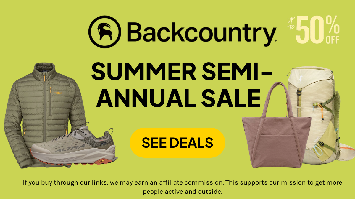 Backcountry Semi Annual Summer Sale Header