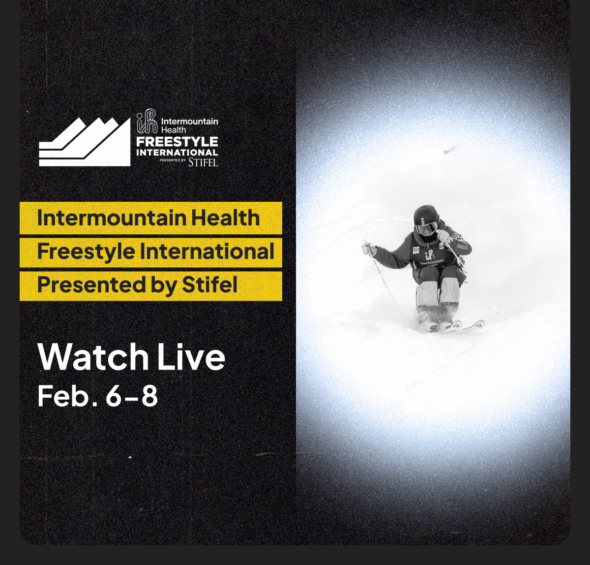 Watch Deer Valley live Feb 6-8! 