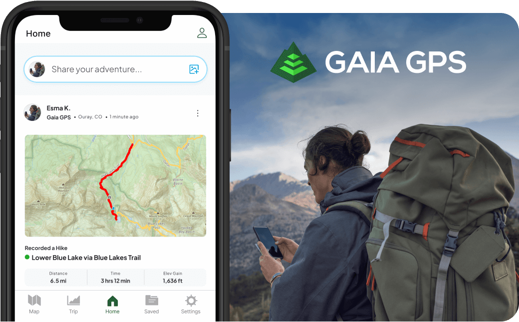 Hiking Gaia GPS