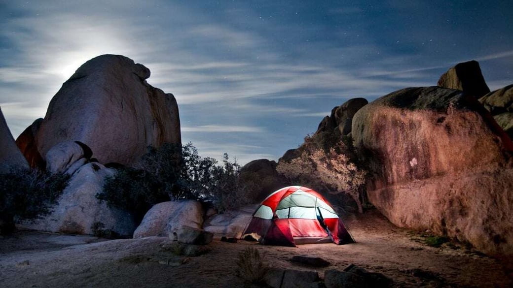 tent-in-joshua-tree-np