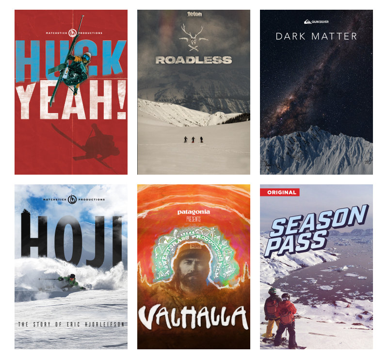 Outside Watch Sample Grid of Films and Series 