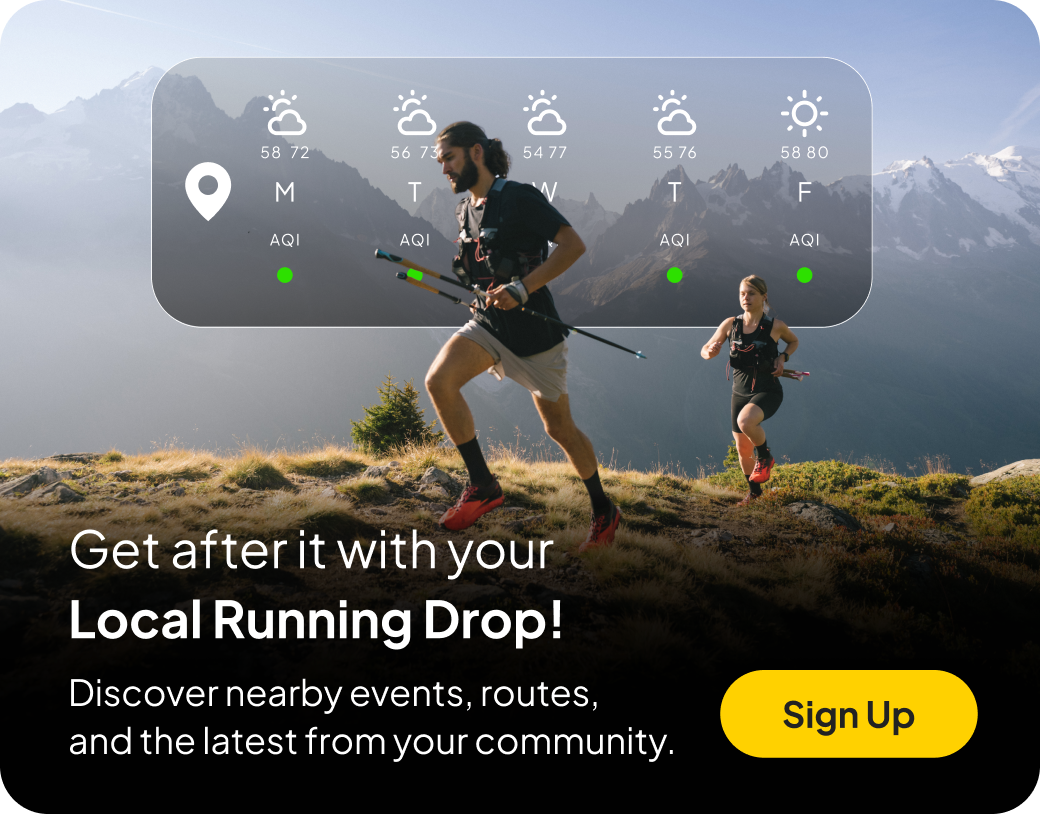 Sign up for your local running newsletter