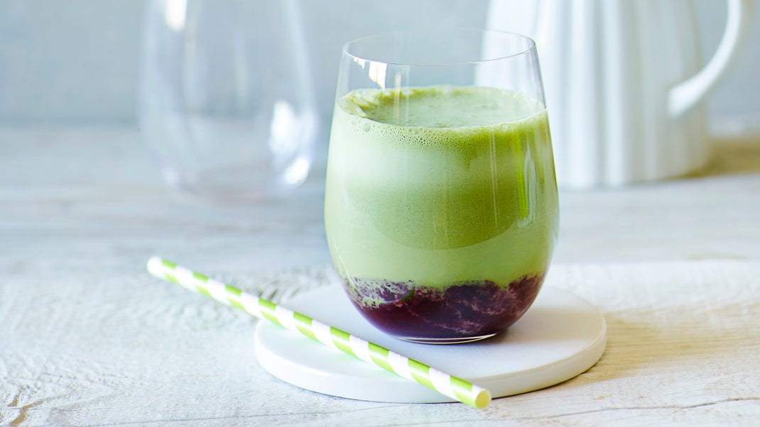 Green Tea-Berry Latte. Get the Recipe. 