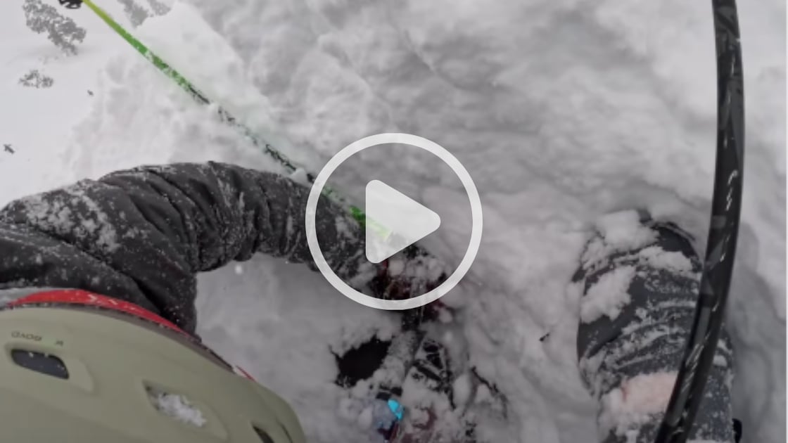 Skier Dig Video
