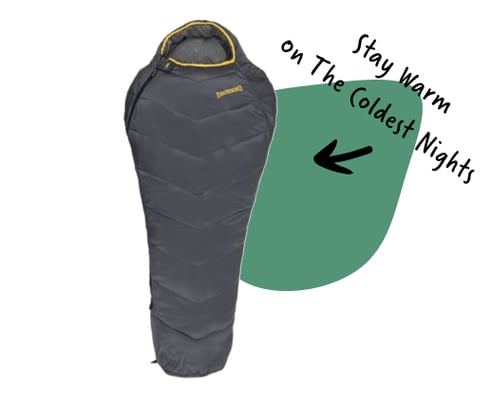 Stay warm on the coldest nights. Image: Alps mountaineering -20 degree sleeping bag