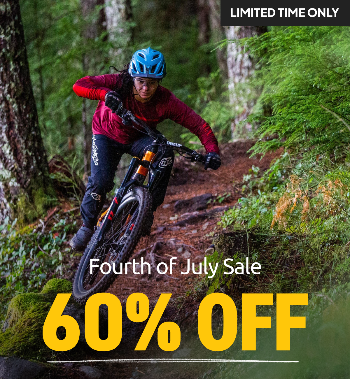 Fourth of July Sale. 60% off.