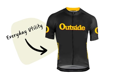 Everyday Utility. Image: Outside x Giordana Pro SS Cycling Jersey