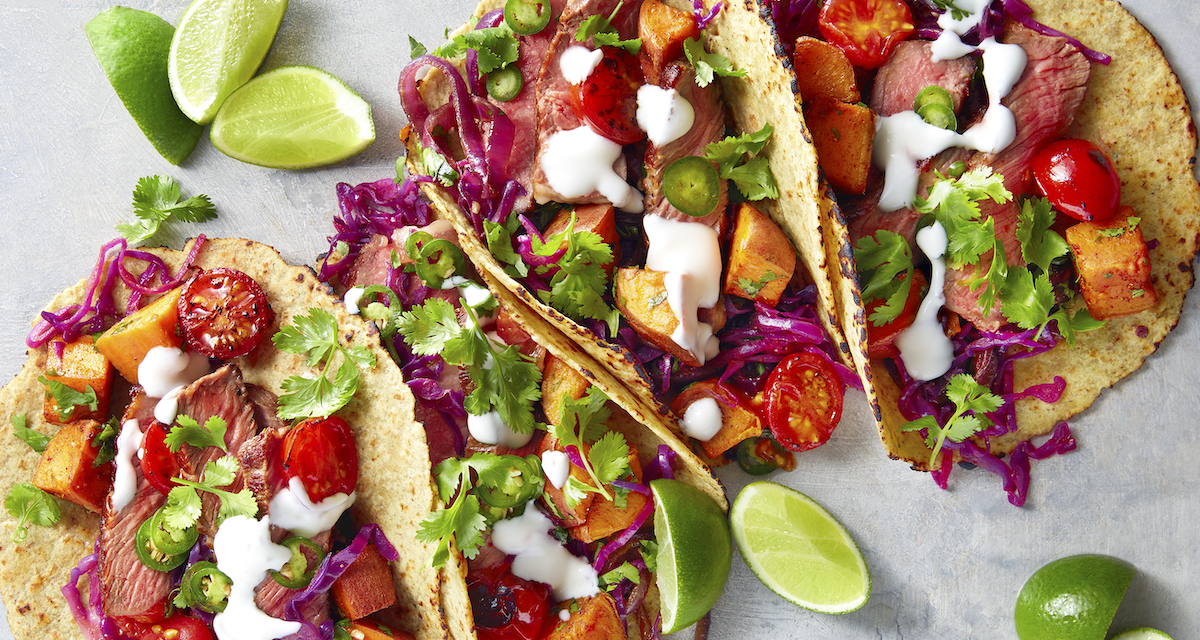 Gluten-Free Steak and Sweet Potato Tacos