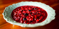 Thanksgiving cranberry sauce