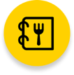 Thousand of recipes icon