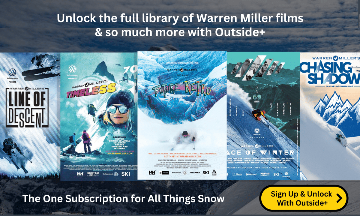 Unlock the full library of Warren Miller films & so much more with Outside+ (1)