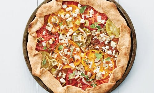 Heirloom Tomato and Herb Galette